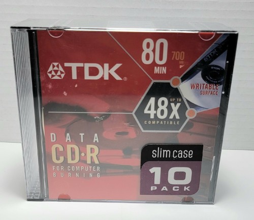Tdk pack data r slim - data, cd-r